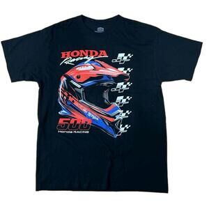 JT Racing x Honda Racing 500 Washed Black T-Shirt LARGE NEW WITH TAGS OFFICIAL